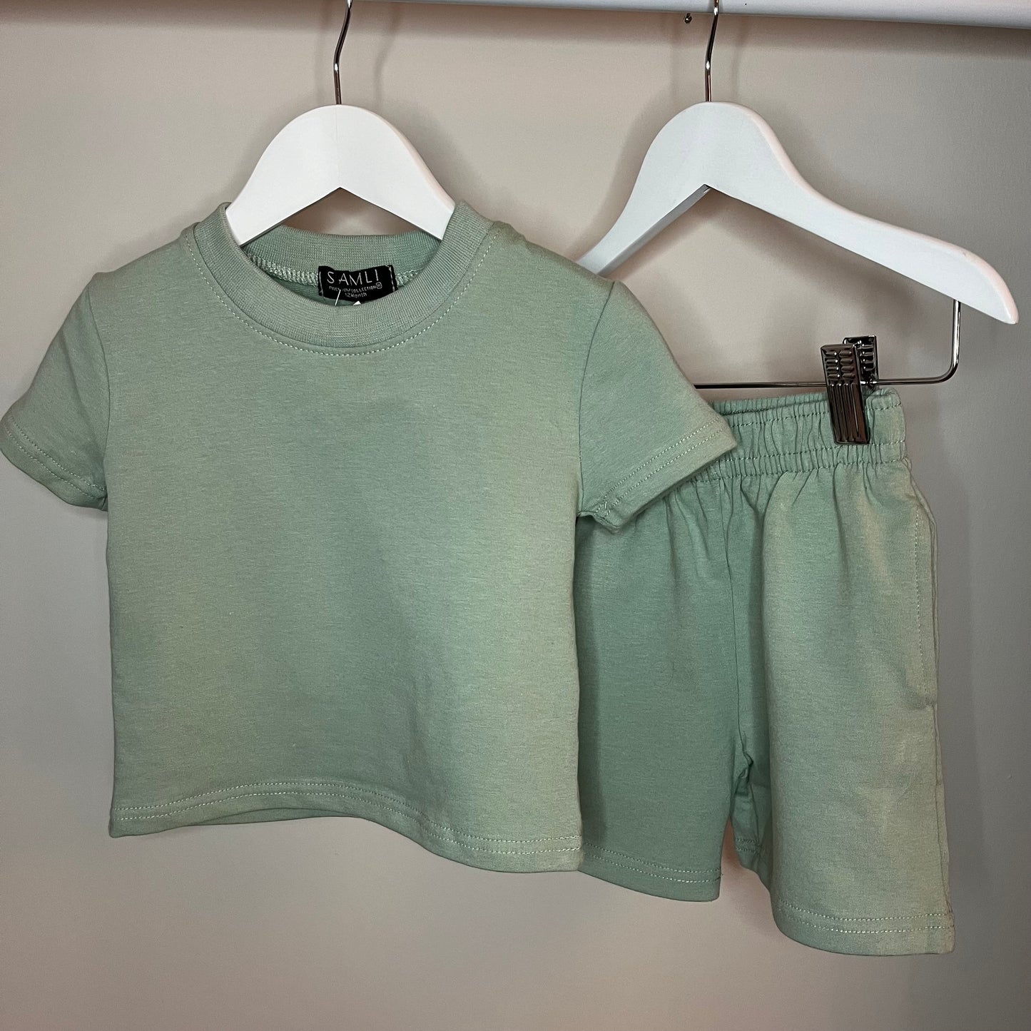 Boys Sage Green Two Piece Set