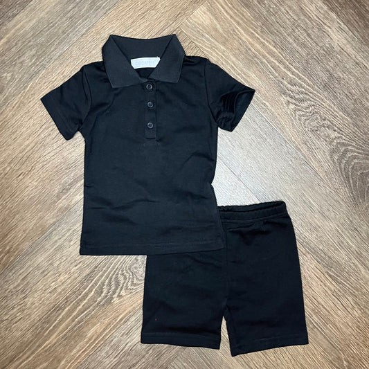 Boys Black Two Piece Set