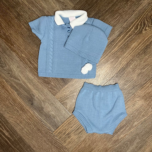 Baby Boy Blue 3pc Gift Set