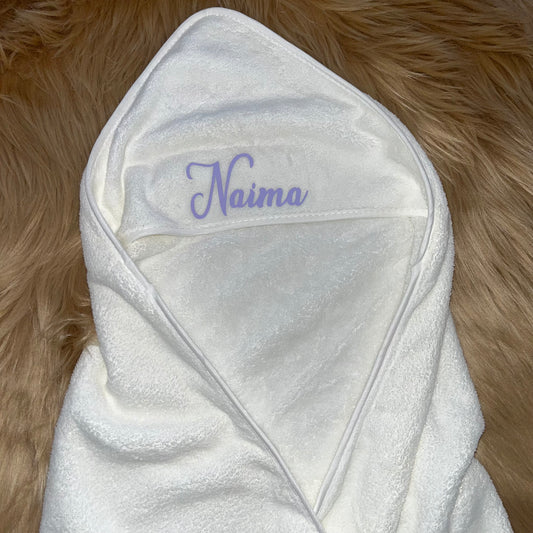 Personalised Baby Hooded Towel